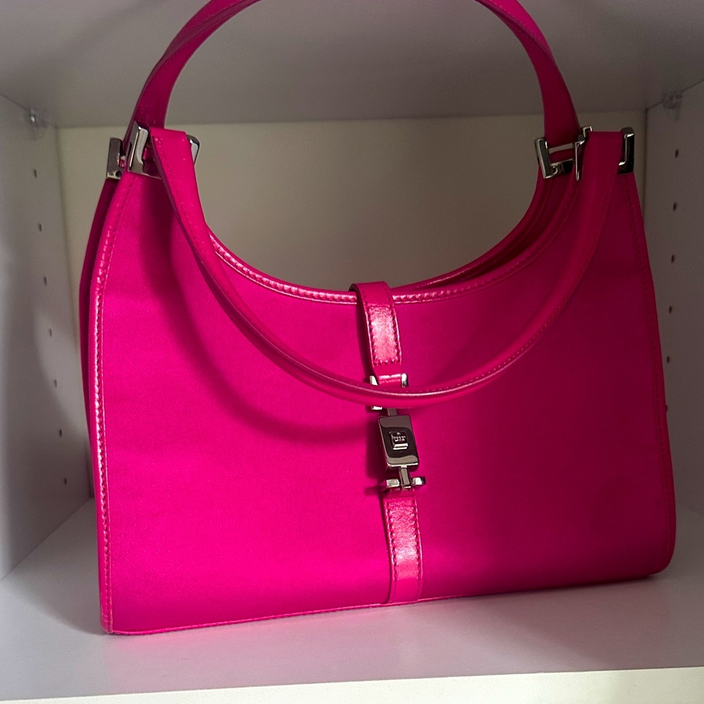 Vintage Hot Pink Gucci Jackie Bag